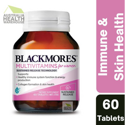 Blackmores Multivitamins for Women Sustained Release 60 Tablets March 2024