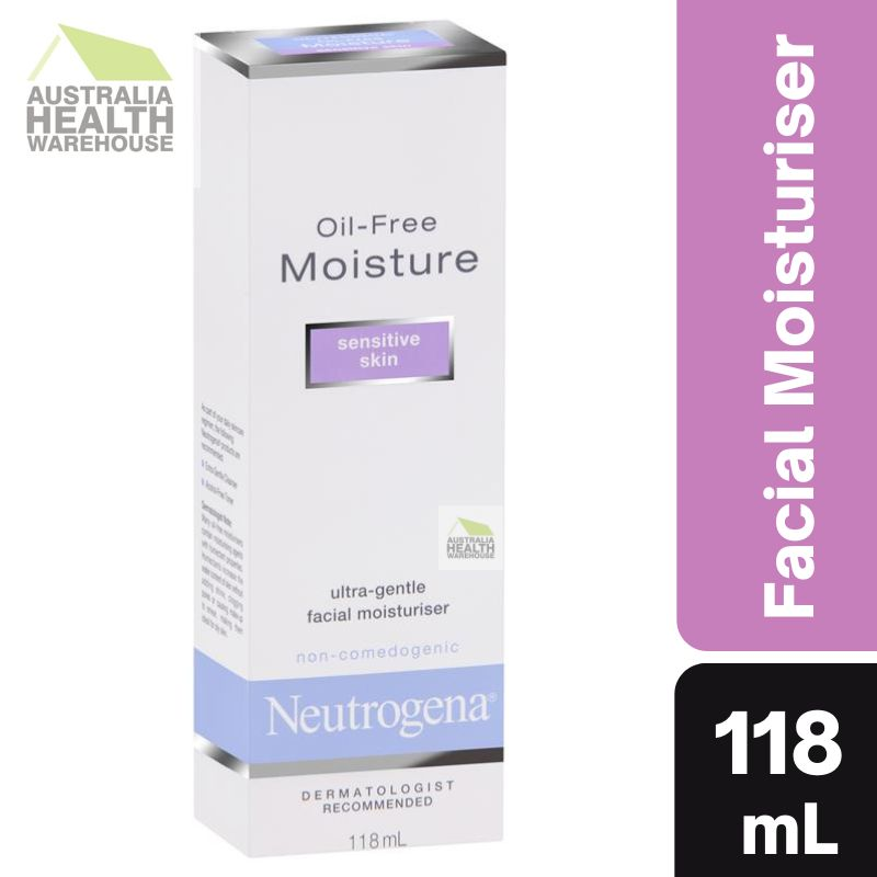 Neutrogena Oil-Free Moisture Sensitive Skin Facial Moisturiser 118mL