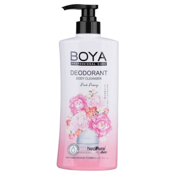 BodyWash Deodorant Cleanser Gel Boya Pink Peony 500mL September 2025