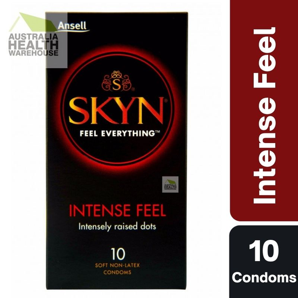 Ansell SKYN Intense Feel Condoms 10 Pack May 2027