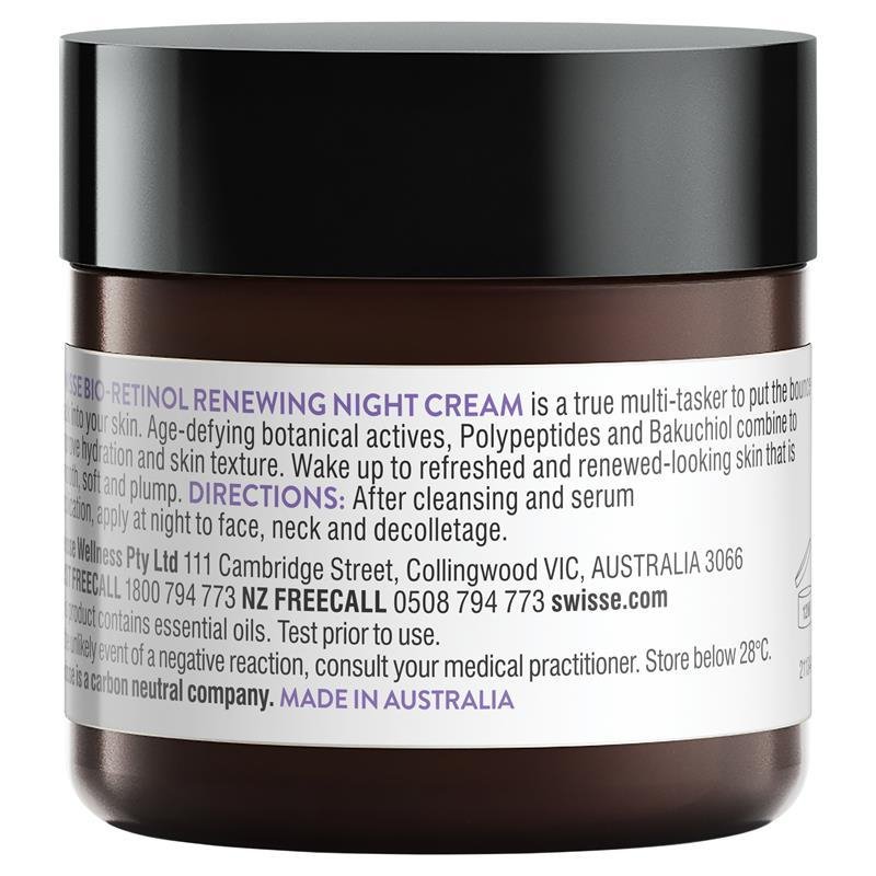 Swisse Skincare Bio Retinol Renewing Night Cream 50g