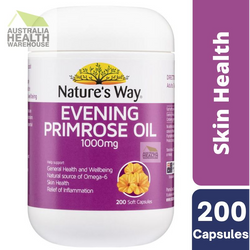 Nature's Way Evening Primrose Oil 200 Capsules September 2025