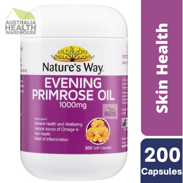 [Expiry: 01/2026] Nature's Way Evening Primrose Oil 200 Capsules