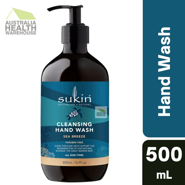 Sukin Reef Aid Cleansing Hand Wash 500mL
