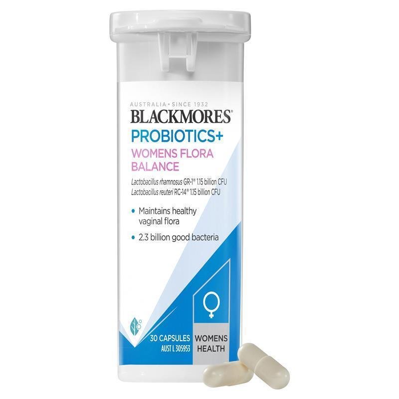 Blackmores Probiotics+ Womens Flora Balance 30 Capsules March 2024