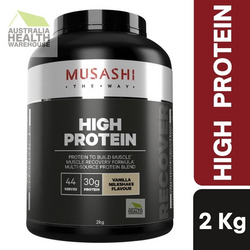 Musashi High Protein Vanilla 2kg October 2024