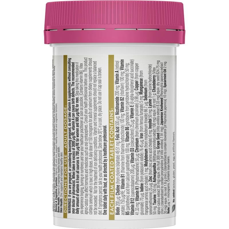 Swisse Women's High Potency Multivitamin 40 Tablets May 2025