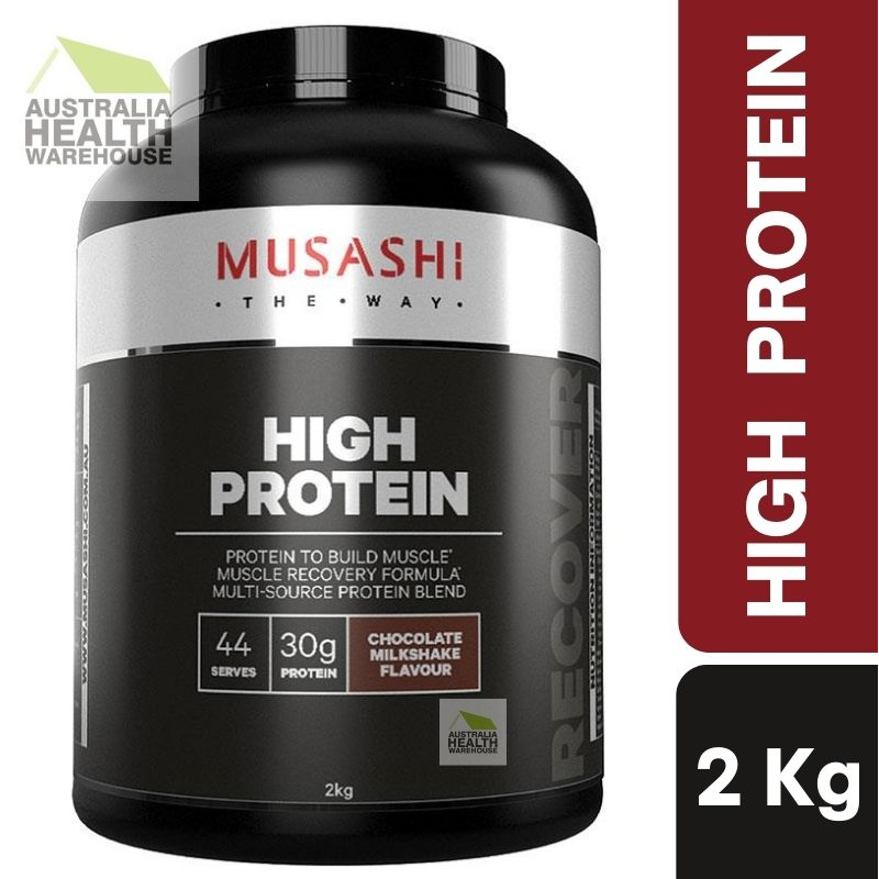 [Expiry: 05/2025] Musashi High Protein Chocolate 2kg