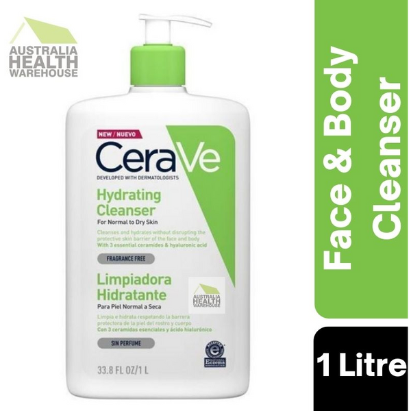 CeraVe Hydrating Cleanser 1 Litre January 2026