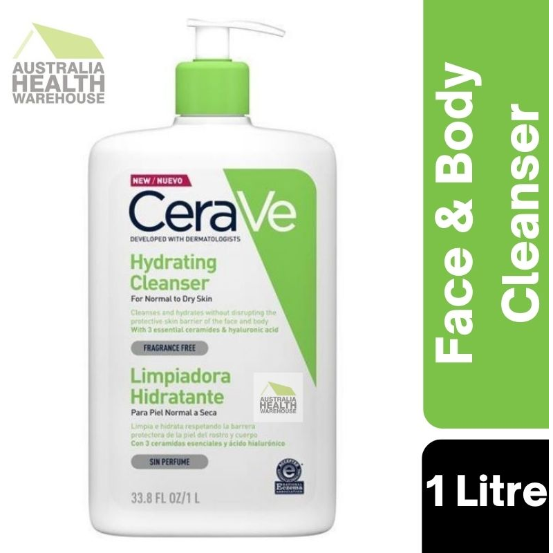 CeraVe Hydrating Cleanser 1 Litre March 2024