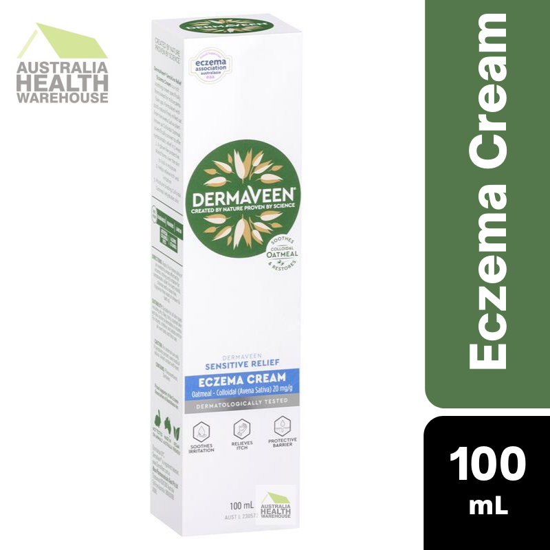 DermaVeen Sensitive Relief Eczema Cream 100mL October 2025