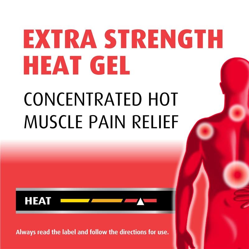 Dencorub Extra Strength Heat Gel 100g September 2025