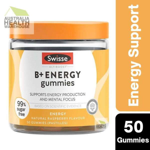 [Expiry: 10/2024] Swisse Ultiboost B+ Energy 50 Gummies