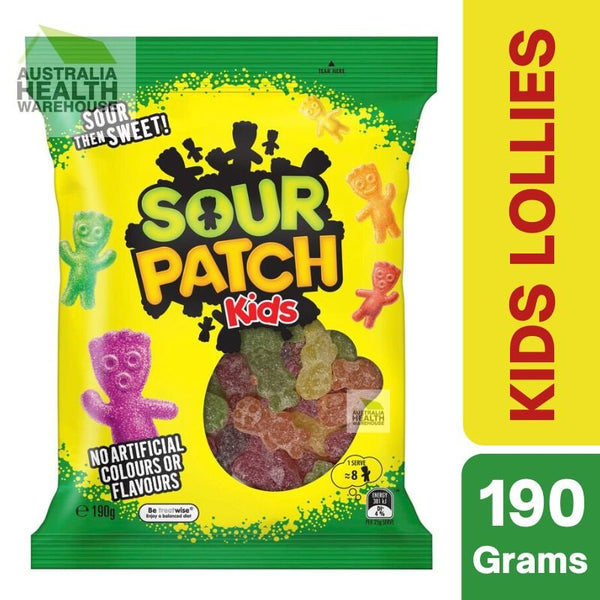 [Expiry: 15/12/2024] Sour Patch Kids Lollies 190g