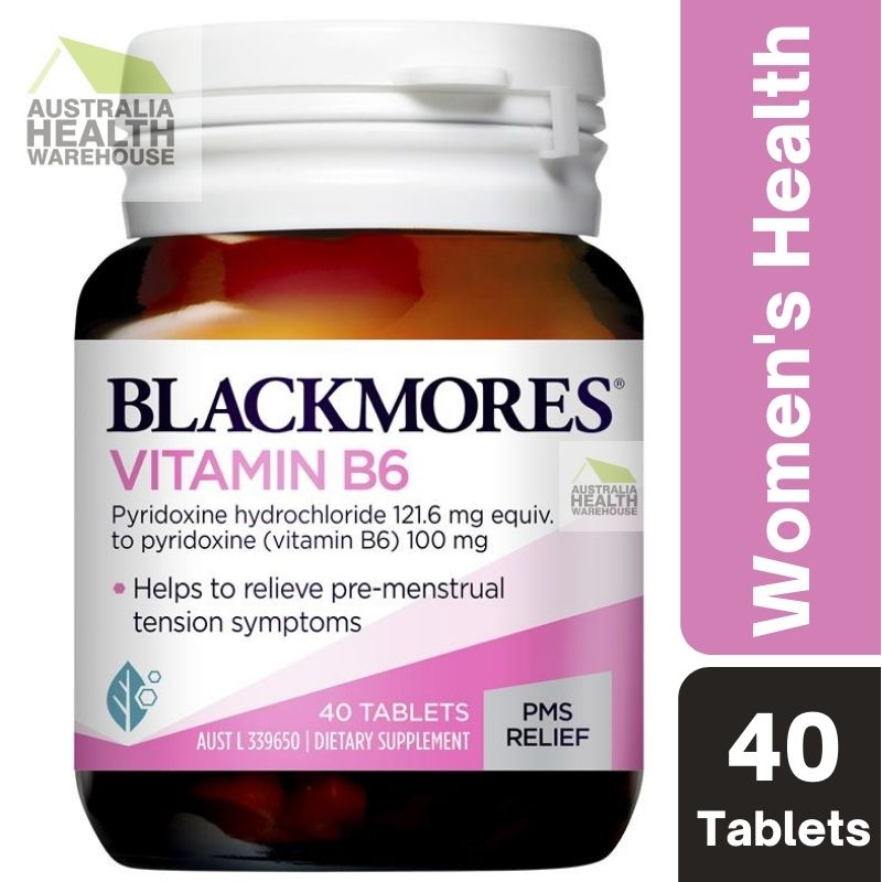 Blackmores Vitamin B6 40 Tablets April 2025