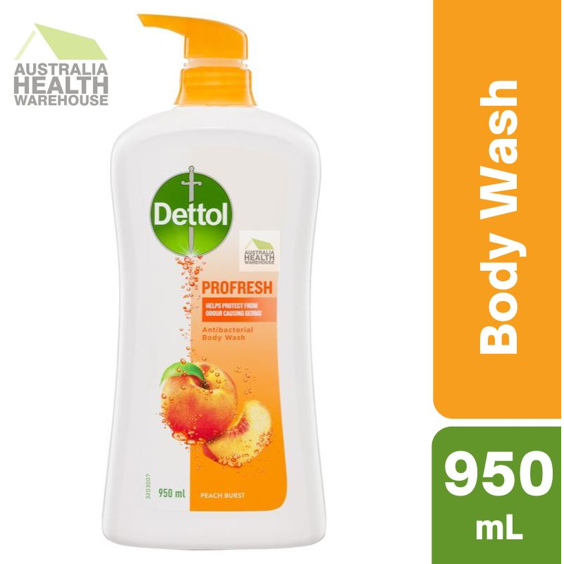 Dettol Profresh Peach Burst pH-Balanced Shower Gel 950mL May 2024