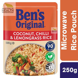Ben's Original Coconut, Chilli & Lemongrass Rice Microwave Rice Pouch 250g