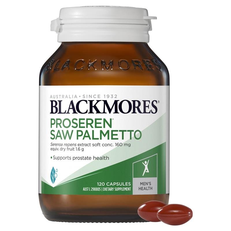 [Expiry: 09/2026] Blackmores Proseren Saw Palmetto 120 Capsules
