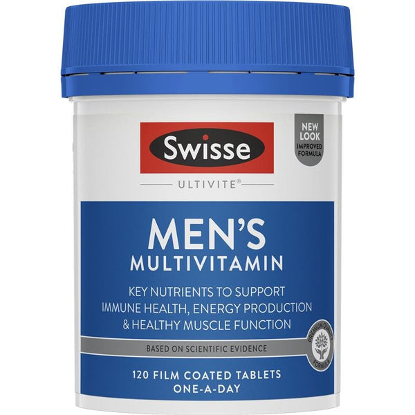 Swisse Ultivite Men's Multivitamin 120 Tablets October 2025