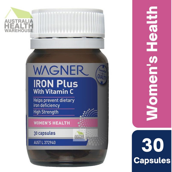 [Expiry: 09/2024] Wagner Iron Plus 30 Capsules