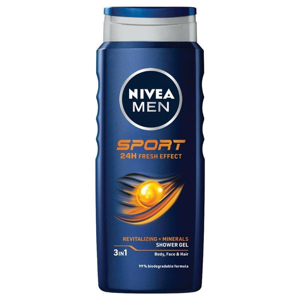 [Expiry: November 2024] Nivea Men Sport Shower Gel 500mL