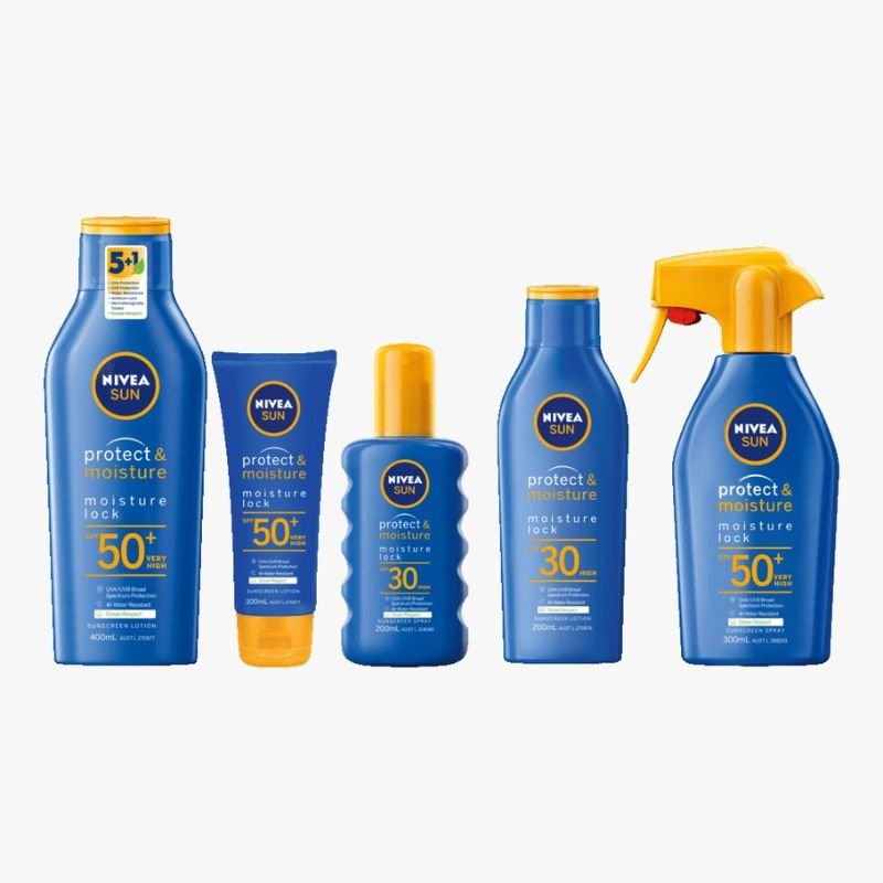 [Expiry: 12/2024] Nivea Sun SPF 50+ Protect & Moisture Sunscreen Trigger Spray 300mL