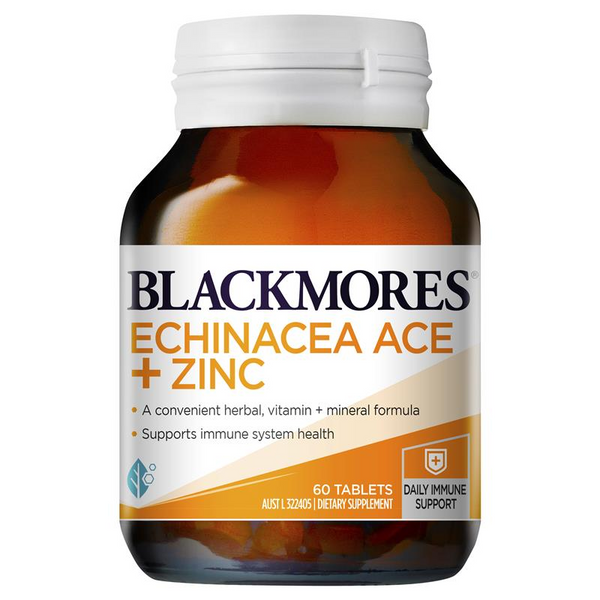 Blackmores Echinacea ACE + Zinc 60 Tablets August 2025