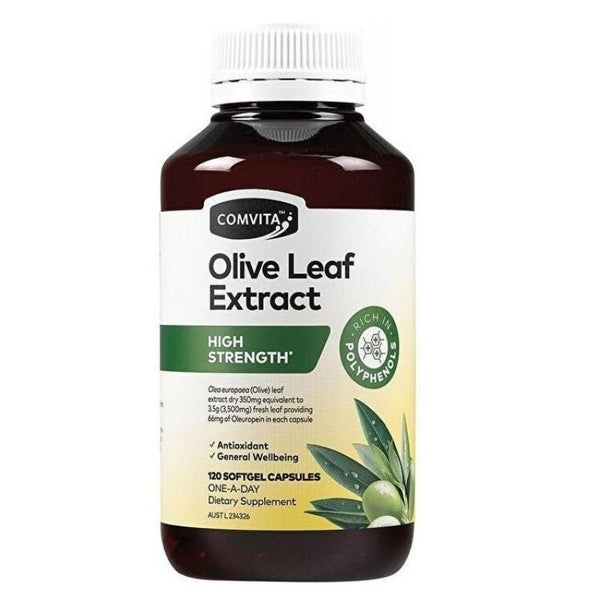Comvita Olive Leaf Extract High Strength 120 Softgel Capsules February 2026