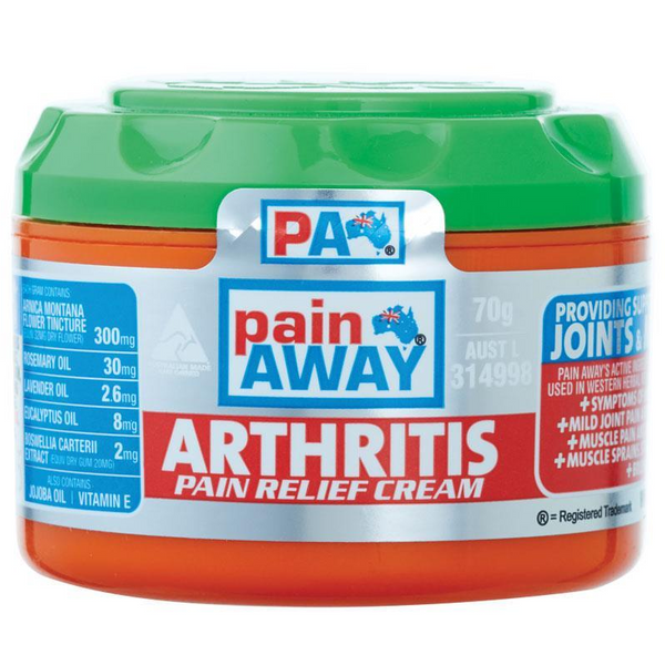 Pain Away Arthritis Cream Jar 70g May 2024