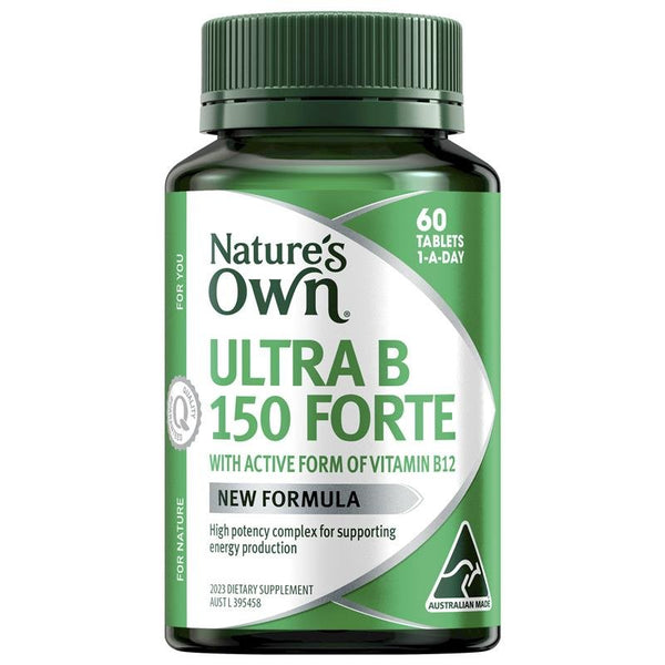 Nature's Own Ultra B 150 Forte 60 Tablets  June 2025