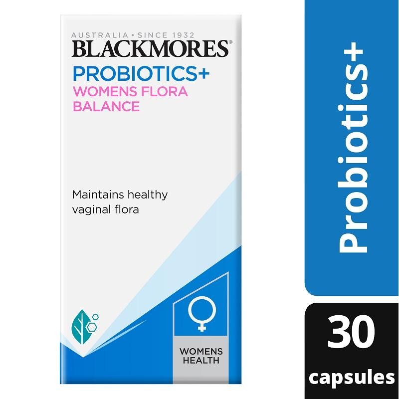 Blackmores Probiotics+ Womens Flora Balance 30 Capsules March 2024