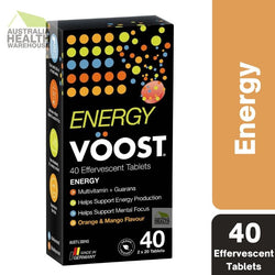 Voost Energy Effervescent 40 Tablets October 2024
