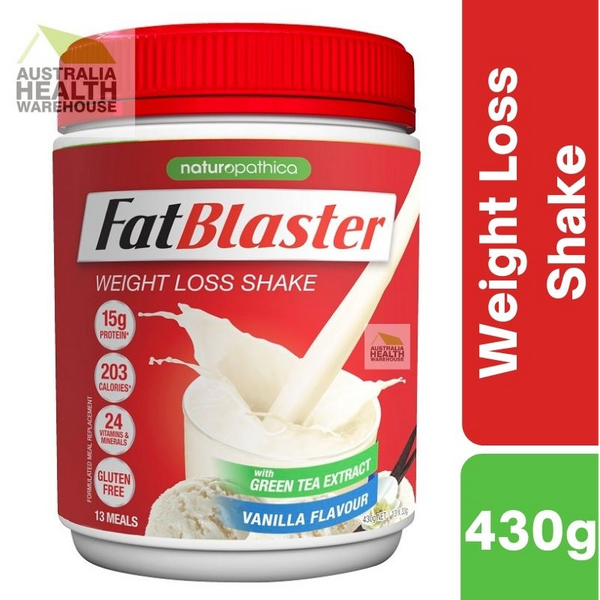 [EXP: 10/2025] Naturopathica FatBlaster Weight Loss Vanilla Ice Cream Shake 430g