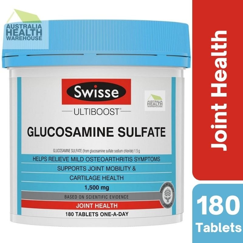 [CLEARANCE]Swisse Ultiboost Glucosamine Sulfate 1500mg 180 Tablets July 2024