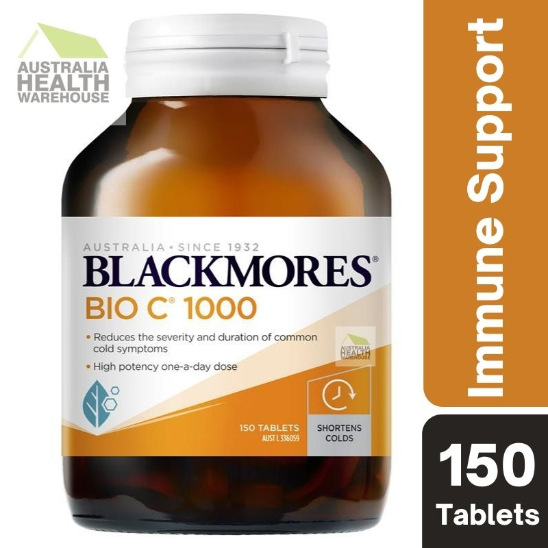 [Expiry: July 2025] Blackmores Bio C 1000mg 150 Vitamin C Tablets
