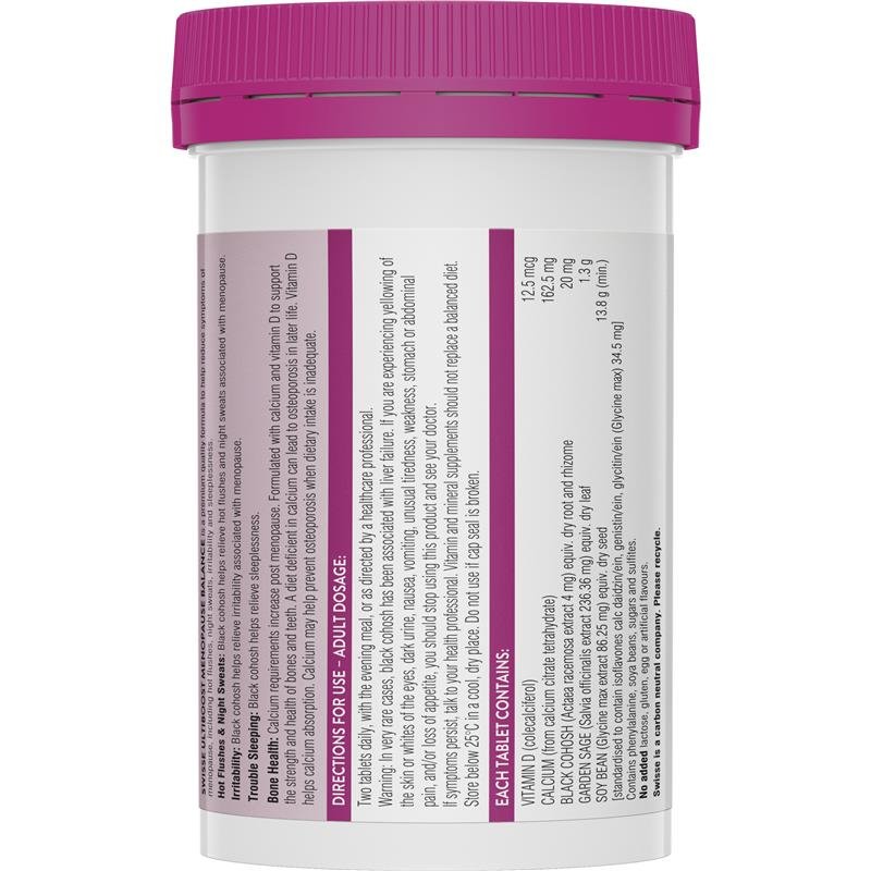 [Expiry: 08/2025] Swisse Ultiboost Menopause Balance 60 Tablets