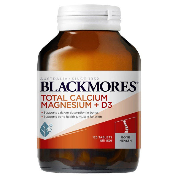 [CLEARANCE: 05/04/2024] Blackmores Total Calcium Magnesium + D3 125 Tablets