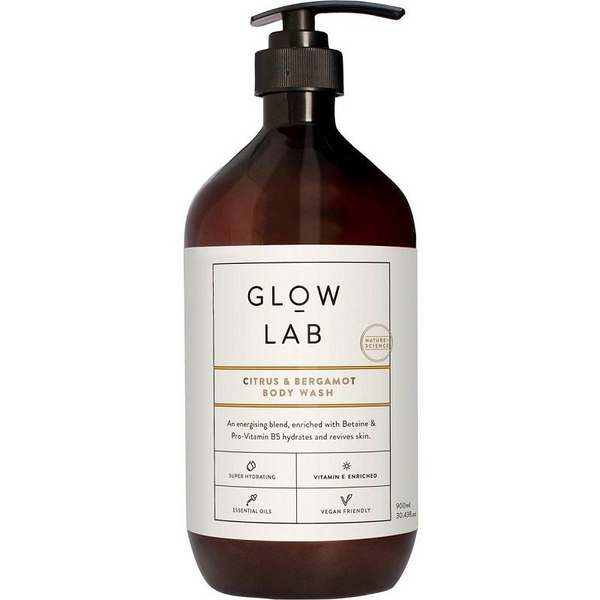 Glow Lab Citrus & Bergamot Body Wash 900mL December 2024