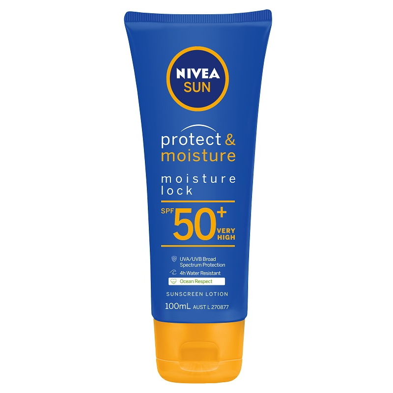 [Expiry: 12/2025] Nivea Sun Protect & Moisture Sunscreen SPF50+ 100mL