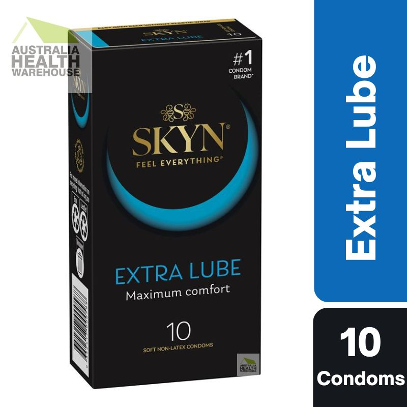 Ansell SKYN Extra Lube Condoms 10 Pack February 2028