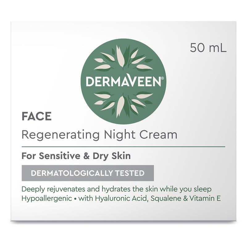 [CLEARANCE: 06/2024] DermaVeen Face Regenerating Night Cream 50mL