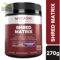 [Expiry: 11/2024] Musashi Shred Matrix 270g