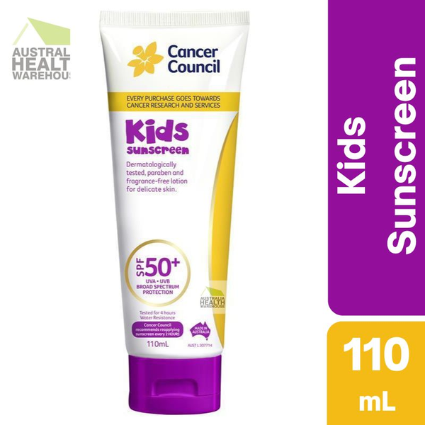 [Expiry: 05/2026] Cancer Council Kids Sunscreen SPF 50+ Tube 110mL