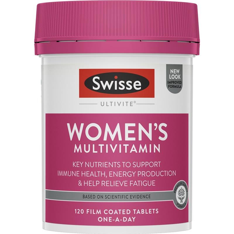 Swisse Ultivite Women's Multivitamin 120 Tablets June 2024