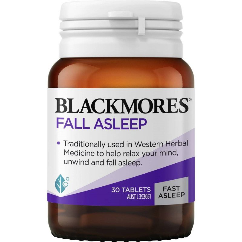 Blackmores Fall Asleep 30 Tablets February 2025
