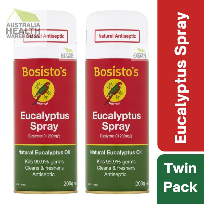 Bosisto's Eucalyptus Spray 200g Twin Pack July 2025