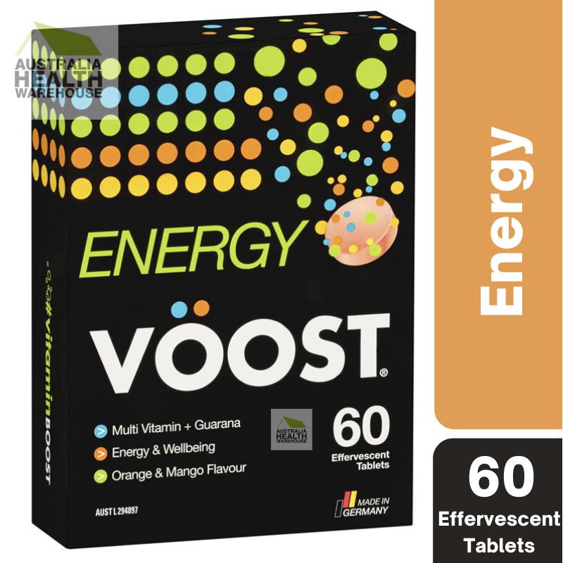 Voost Energy Effervescent 60 Tablets August 2023