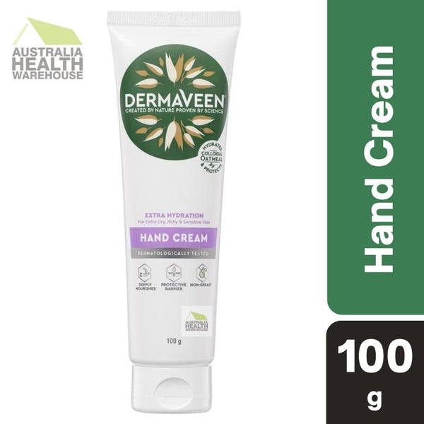 [Expiry: 10/2026] DermaVeen Extra Hydration Hand Cream 100g