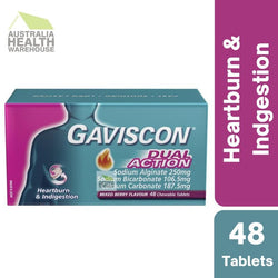 Gaviscon Dual Action Mixed Berry 48 Tablets December 2024
