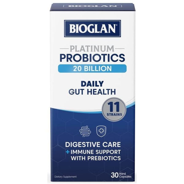 Bioglan Platinum Probiotics 20 Billion 30 Capsules March 2025
